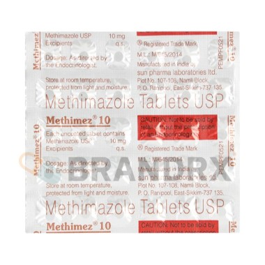 Methimez 10 mg Sun Pharmaceuticals Industries