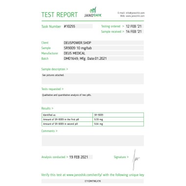 STENABOLIC (SR9009) SARM IN TABLETS Deus Medical